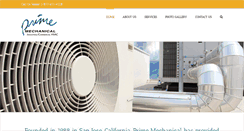 Desktop Screenshot of primemechanicalservice.com